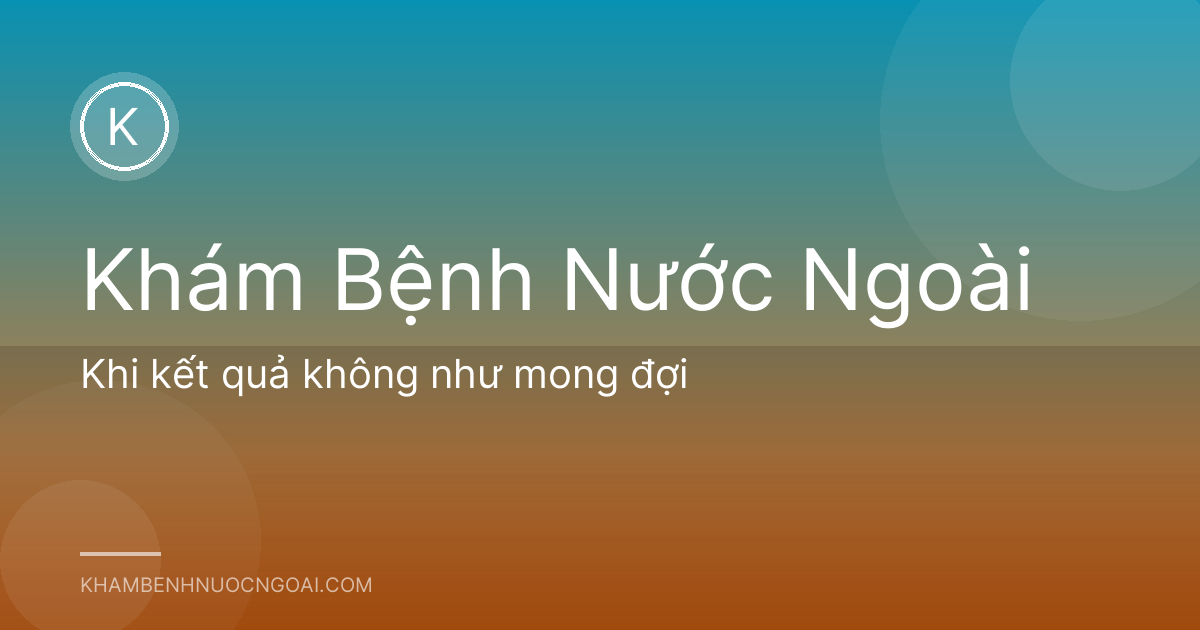 Khi kết quả không như mong đợi